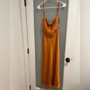 ASTR the Label Antlia Midi Dress Sunset Size Small NWT
